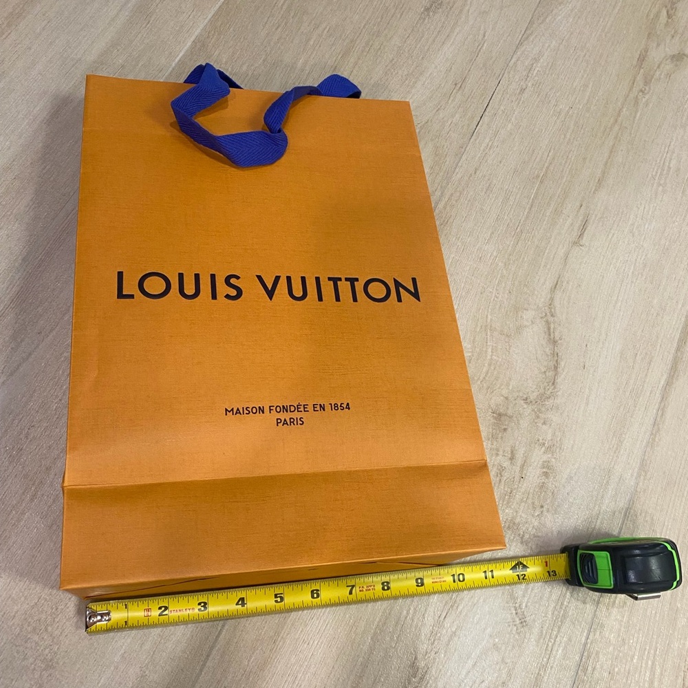 Louis Vuitton Tangerine Bag with Indigo Handles - Picture 3 of 3